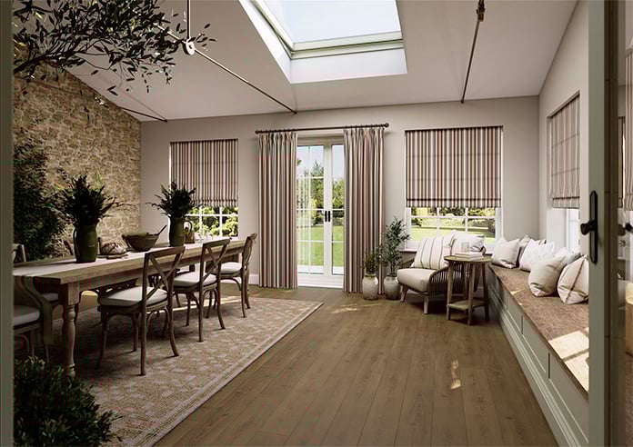 The British Stripe Co. Elizabeth, Teignbridge No.1 - Twist&Fit Roman Blind - Image 7